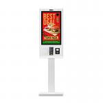 Self Service Interactive Ordering Station Automated Fast Food Kiosk For Retail for sale