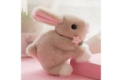 China 20cm Ultra Soft Bunny Design Electronic Stuffed Animals supplier