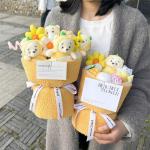 Pineapple Bear Plush Doll Flower Bouquets Given to Girlfriends as Birthday Gifts and Graduation Gifts on May 20th and Qixi Festival Valentine's Day for sale