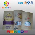 Clear Window Kraft Paper Bag / Snack Bag Packaging / Resealable Bag with Zipper for sale