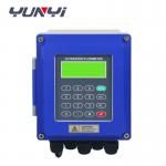 DN100 Wall Mounted Ultrasonic Flow Meter , 1%FS Ultrasonic Flow Detector for sale