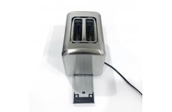 China Led Display 900W Digital Bread Toaster 2 Slice Extra Wide Slot Compact supplier