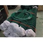 Galvanized Pvc 2x2m Commercial Chain Link Fence for sale