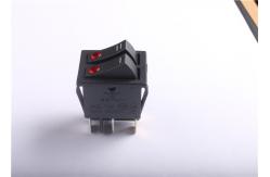 China Double Touch Waterproof Lighted Rocker Switch 12v 220v With Nylon / PC Shell supplier