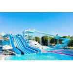 ODM Outdoor Games Play Home Swimming Pool Games Play Items Fiberglass Water Slide for sale