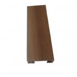 Heat Transfer Surface Wood Grain Aluminium Profile Section For Construction