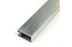 China Hanging Rails Of Curtains U Shaped Aluminium Door Profiles supplier