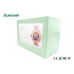High Brightness Transparent LCD Showcase Remotely Control To Publish Any Programs for sale