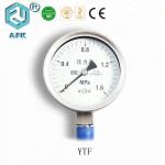 Bottom Connect 0-6 bar Stainless Steel Pressure Gauge for Gas for sale