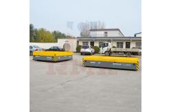 China Motor Power 17 Tons Load Battery Transfer Trolley For Concrete Handling supplier