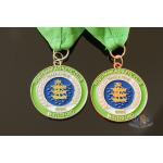 Sailboat Or Rowing Metal Award Medals Die Casting Processing With Soft Enamel Colors for sale