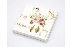 China OEM Highlighter And Blush Palette Round Paper Empty Single Eyeshadow Compact supplier
