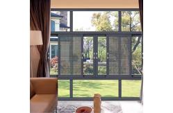 China Soundproof Double Tempered Glass Window , Aluminium Laminated Glass Sliding Window supplier