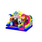 Manufacturer Inflatable Bouncy House With Slide Clown Inflatable Combo for sale