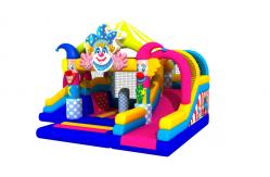 China Manufacturer Inflatable Bouncy House With Slide Clown Inflatable Combo supplier