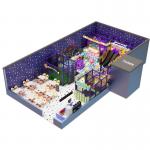 Purple Themed Indoor Playground Fun Filled Commercial Play Equipment For Children for sale