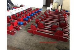 China 40T Pipe Conventional Welding Rotator With Bolt Adjustment With PU supplier