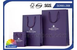 China Large / Medium / Small Printed Paper Bags With Handles , Reusable Shopping Bag supplier
