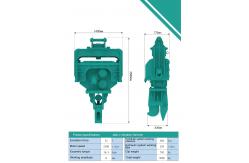 China Excavator Vibration Hammer Excavator Vibratory Pile Driver For Hitachi supplier