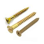 Brass Wood Screw Brass Slotted Head Wood Screw Brass Torx Flat Head Wood Screws for sale