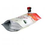 Customization Size Stand Up Pouch With Spout Moisture Proof Packaging For Wine / Juice / Olive Oil for sale