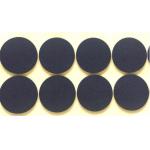 Round Black Custom EVA Foam Diameter D80*1.5mm 60 Degrees Hard Round Cushion for sale
