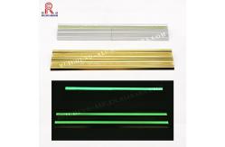 China Photoluminescent Aluminum Step Edge Trim 3mm Thickness Anti Slip supplier