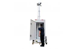 China Mobile Security Camera Tower Mobile Surveillance Unit For Temporary Construction Site supplier