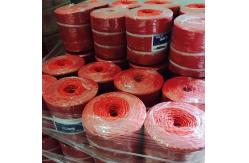 China Customized Red Polypropylene Twine  For Baling 250KGF Tensile Strength supplier