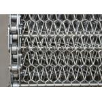 SUS304 / SUS316 Stainless Steel Chain Link Spiral Wire Mesh Belt For Food Transportation Or Freezing / Drying for sale