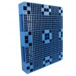 HDPE Perforated Nestable Plastic Pallets Blue 6 Ton Static Load