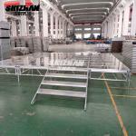 aluminium Easy assemble acrylic platform wedding stage for sale