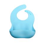 Sturdy Allergy Friendly Dust Proof Baby Feeding Silicone Apron Safe In Boiling Water for sale