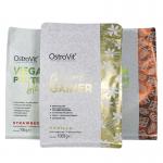 Custom Flat Bottom Bag Vegan Protein Powder Heat Seal Stand Up Pouches for sale