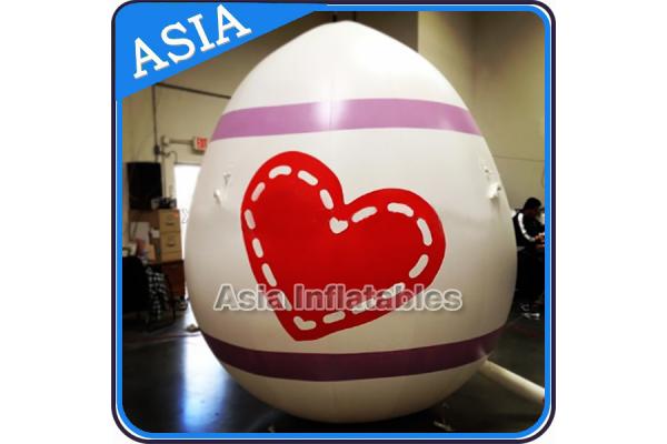Egg Shape Helium Balloon And Blimps Inflatable Easter Balloons Customized Large