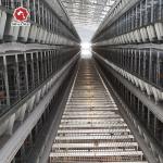 6 Tiers Q235 Battery Layer Hens Cage Chicken Breeding Cage for sale