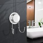 Waterproof And Moisture Proof Suction Robe Hook Stainless Steel 201 for sale