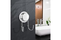 China Suction Double Hook Stainless Steel Towel, Robe, Spoon Rack, Kitchen Storage Hook supplier
