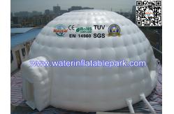 China 10m dia Inflatable Igloo Tent  With Clear Top Roof , Inflatable Dome Tent supplier