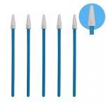 Small Pointed Dacron Head Polyester Tip Swab 3 Lint Free Double Layer for sale