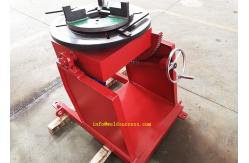 China Small Duty 600kg Pipe Welding Positioners With Customized Chuck supplier