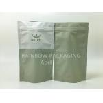 Custom Eco Friendly Kraft Paper Coffee Tea Powder Nuts Pet Food Biodegradable Zipper Mylar Paper Packaging Bag for sale