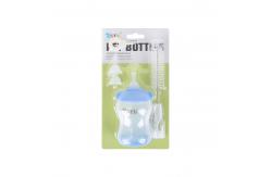 China Anti Scalding Silicone Nipple Set 100ml Kitten Feeding Bottle Customization supplier