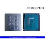 Illuminated Backlit Metal Keypad 3x4 Matrix for Low-lit / Dark Envirement