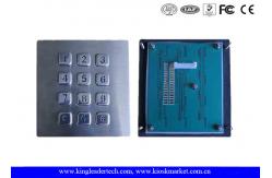 China Illuminated Backlit Metal Keypad 3x4 Matrix for Low-lit / Dark Envirement supplier
