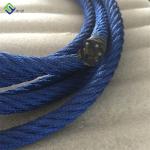 SGS Approved 16mm Playground Wire Rope 6 Strand Combination Wire Core Rope for sale