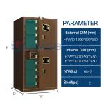 Furniture Concealed Design Home Safe Box Biometric Fingerprint Access Heavy Duty Steel Safe