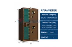 China Furniture Concealed Design Home Safe Box Biometric Fingerprint Access Heavy Duty Steel Safe supplier