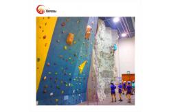 China Auto Belay Rope Climbing Wall Artificial Kids Mobile Rock Climbing Wall supplier