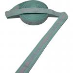 Width 2cm Metallic Webbing Anti Slip Elastic Band Knitted Green